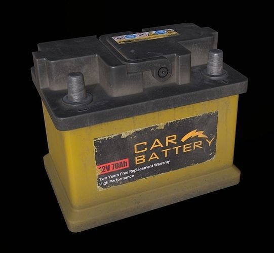 3D model Car Battery VR / AR / lowpoly CGTrader
