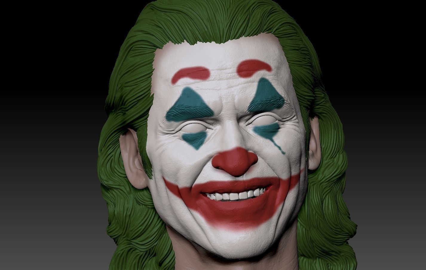 Joker 2019 Smile head Joaquin Phoenix