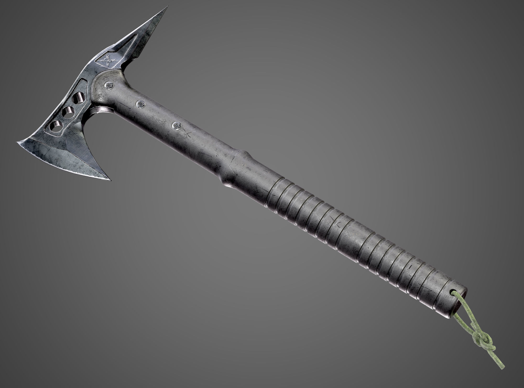 3D model M48 Hawk Tactical Tomahawk AAA PBR Game Ready Asset VR / AR