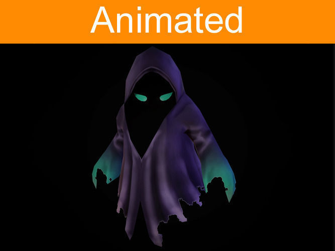 Character Ghost Low-poly  3D model