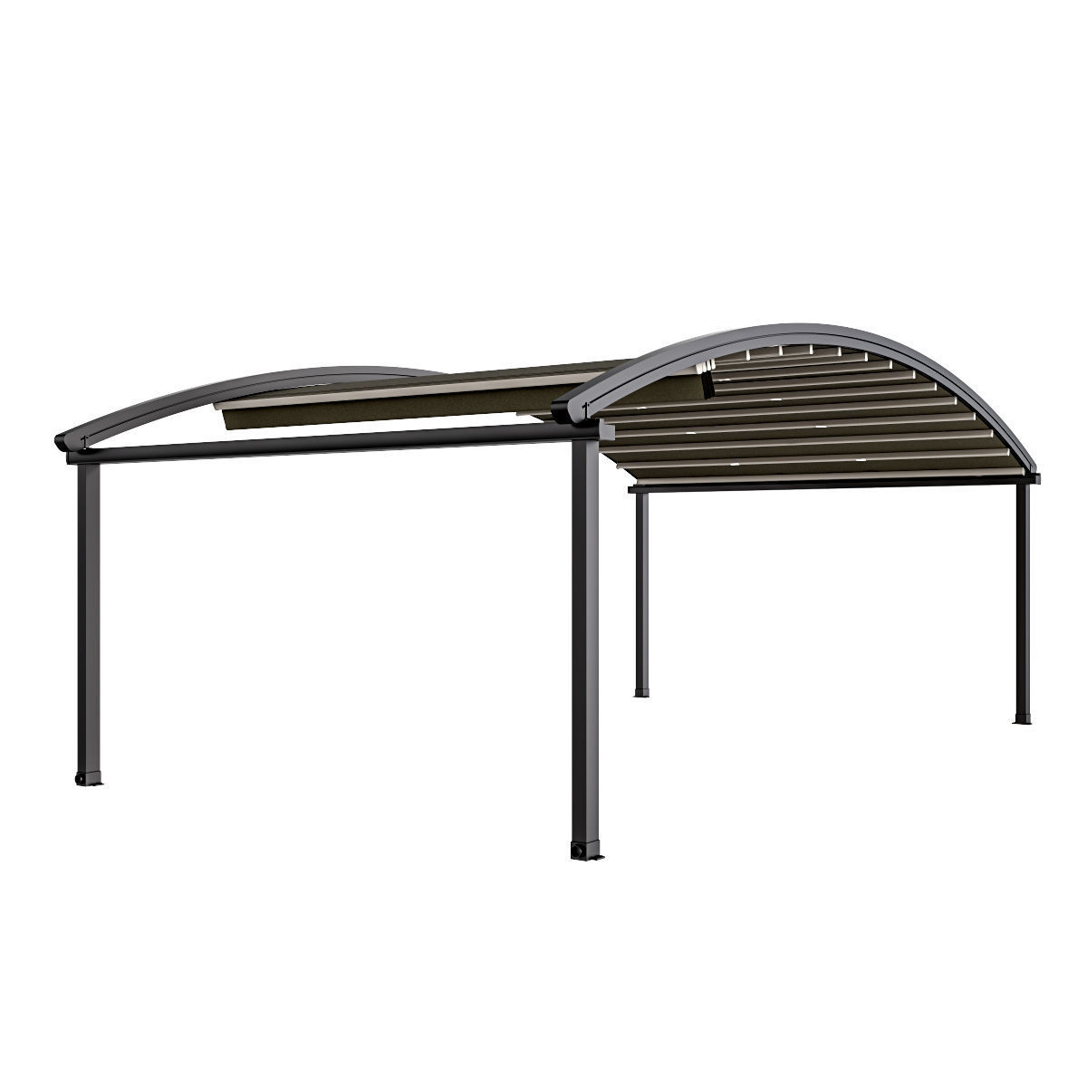 Motorized Pergola 4 oil rubbed bronze