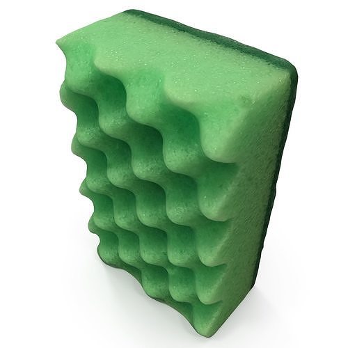 Sponge 01 Low-poly 3D model
