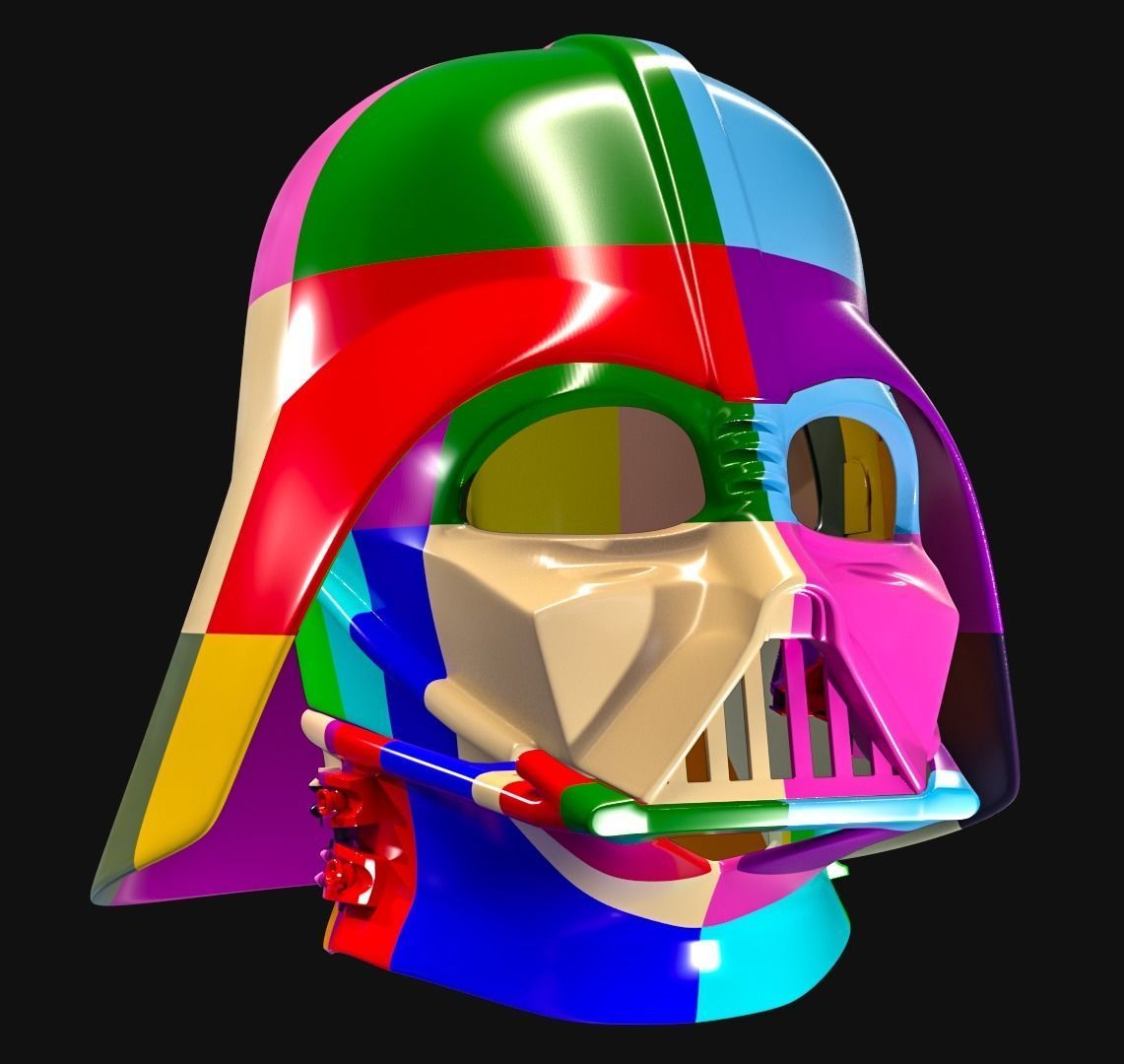 Darth Vader Helmet STL 3D model 3D printable | CGTrader