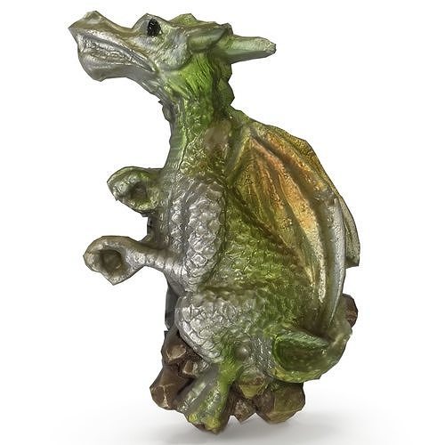 Dragon fridge magnet v1 Low-poly 3D model