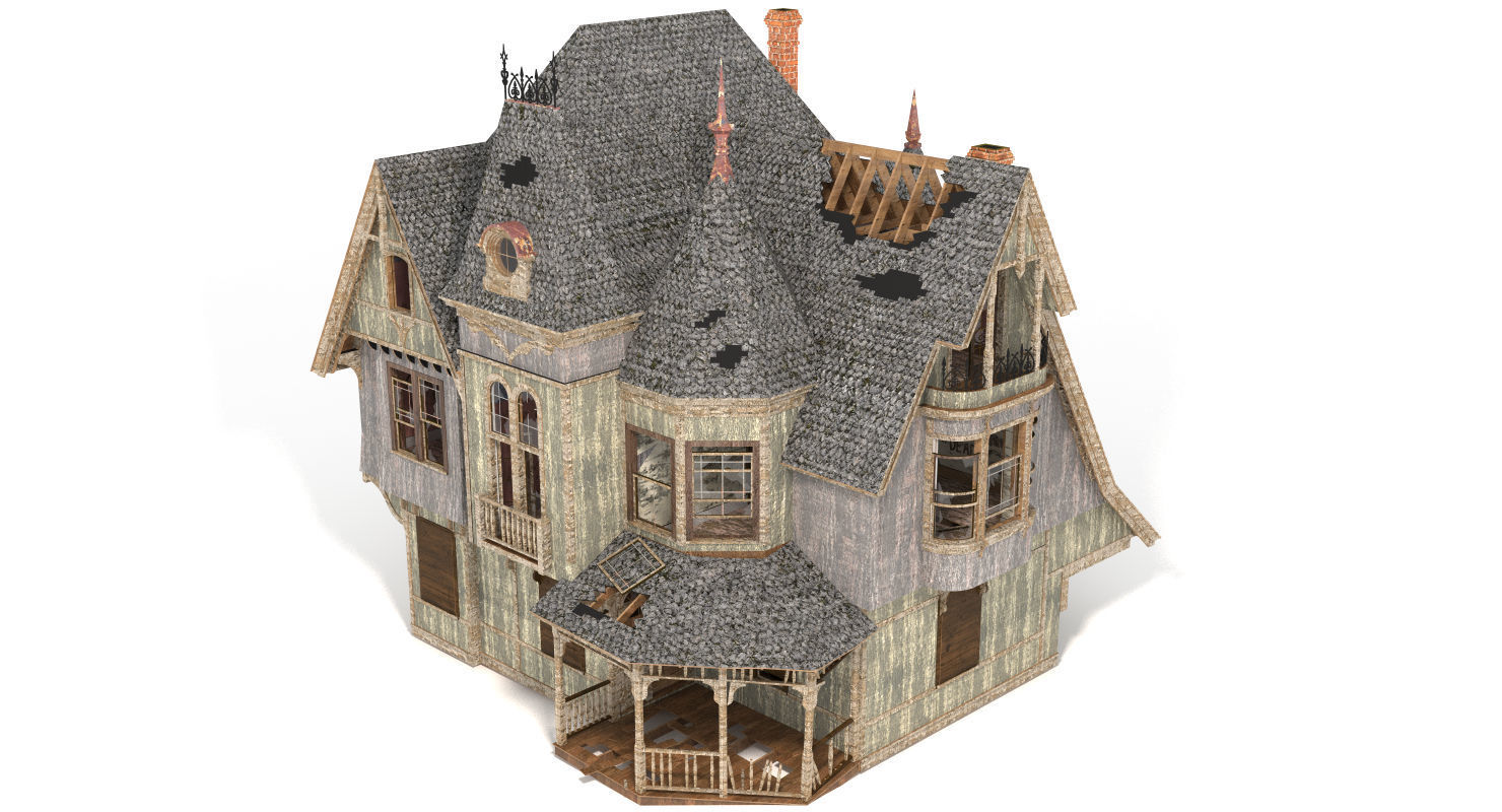 Destroyed Haunted House