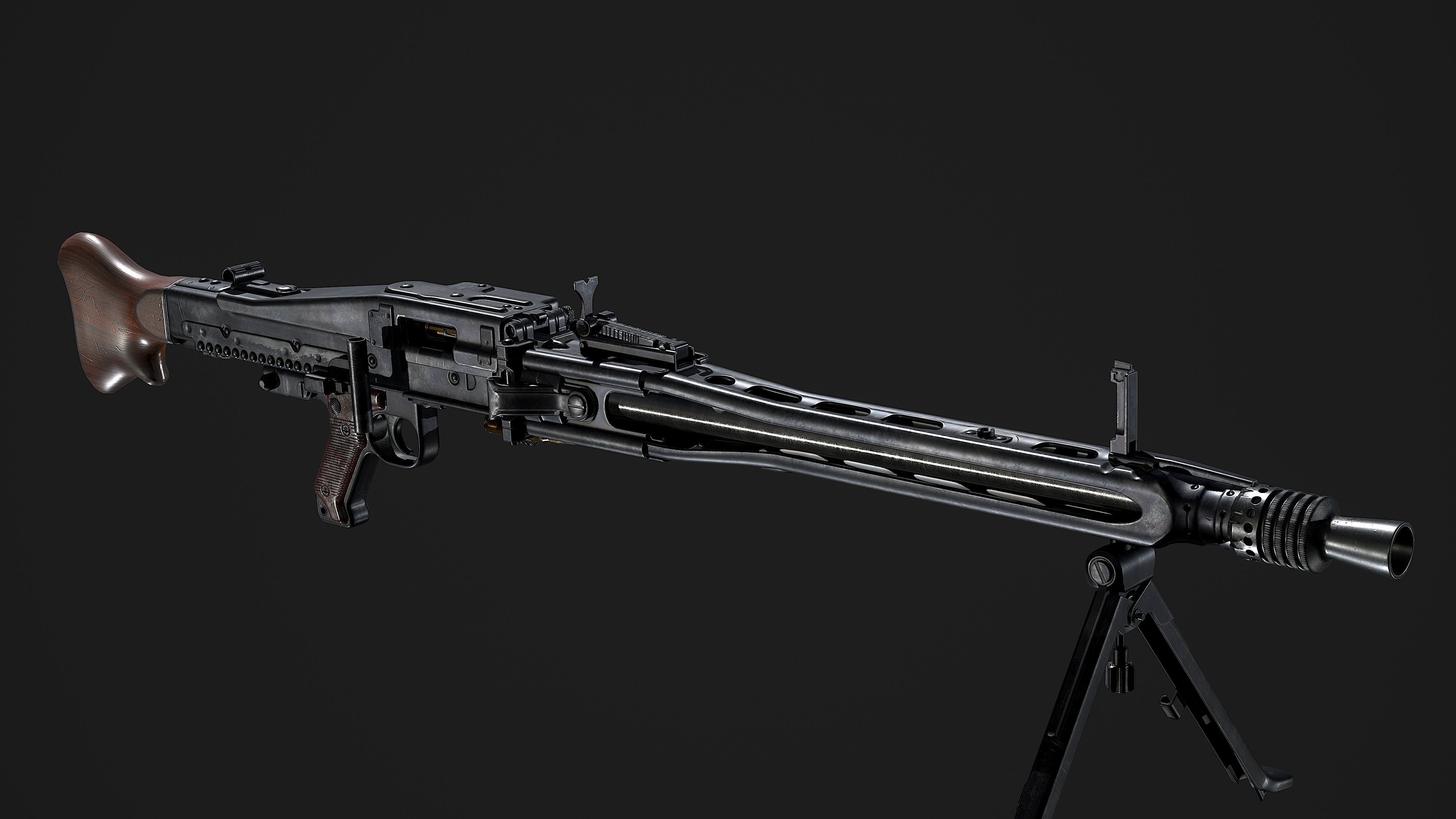 3D model MG42 maschinengewehr 42 VR / AR / low-poly | CGTrader