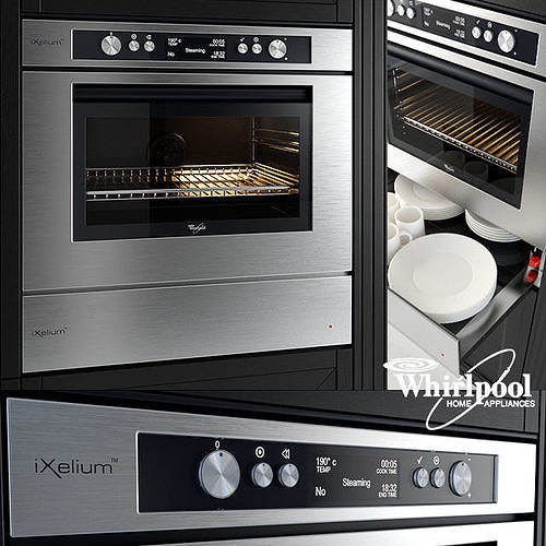 Steam Oven And Warming Drawer By Whirlpool 3d Model Cgtrader Steam Oven And Warming Drawer By, Warming Drawer Oven