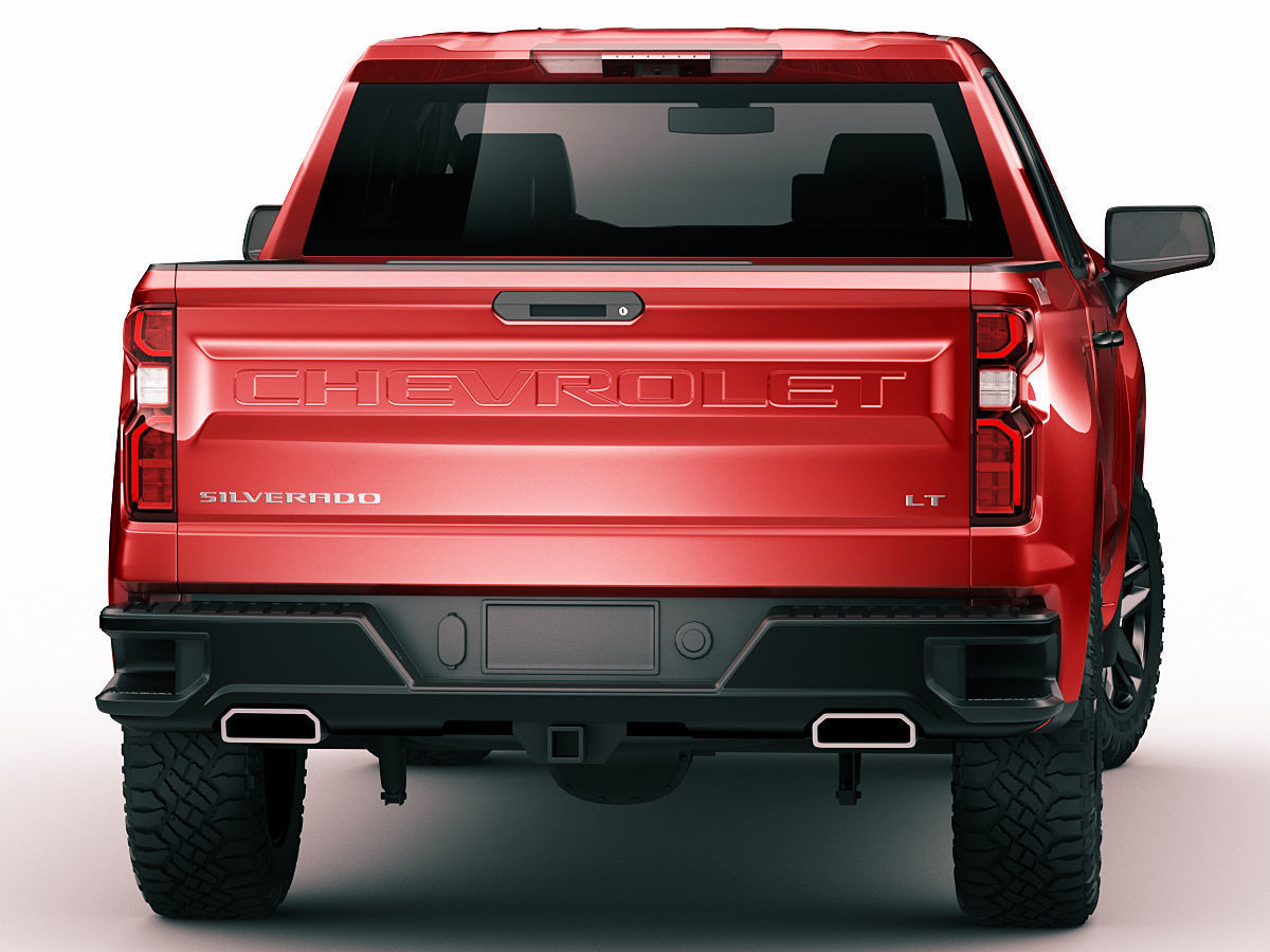Silverado Trail Boss 2020 and Custom Trail Boss 3D model CGTrader