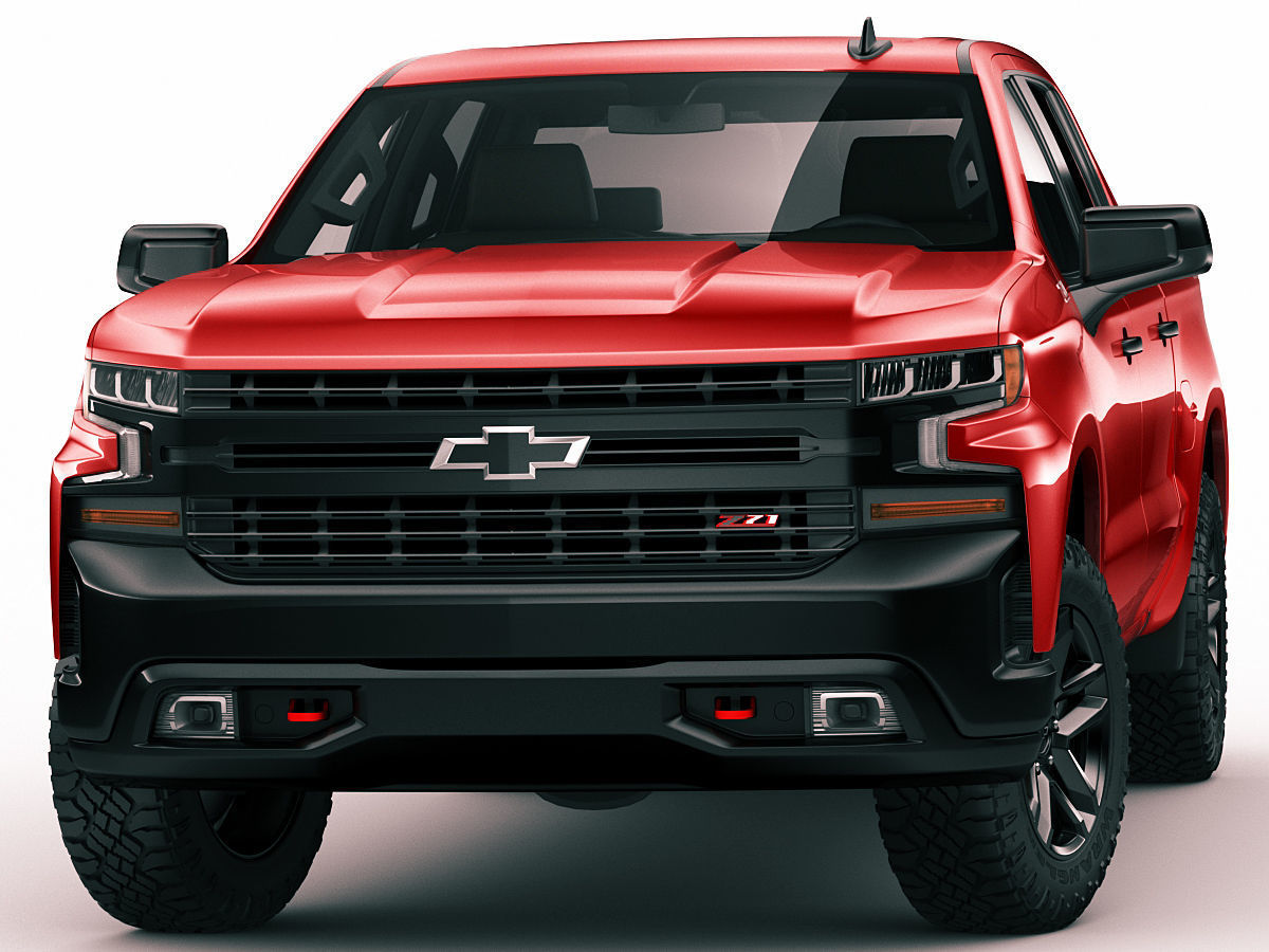 Silverado Trail Boss 2020 and Custom Trail Boss 3D model CGTrader