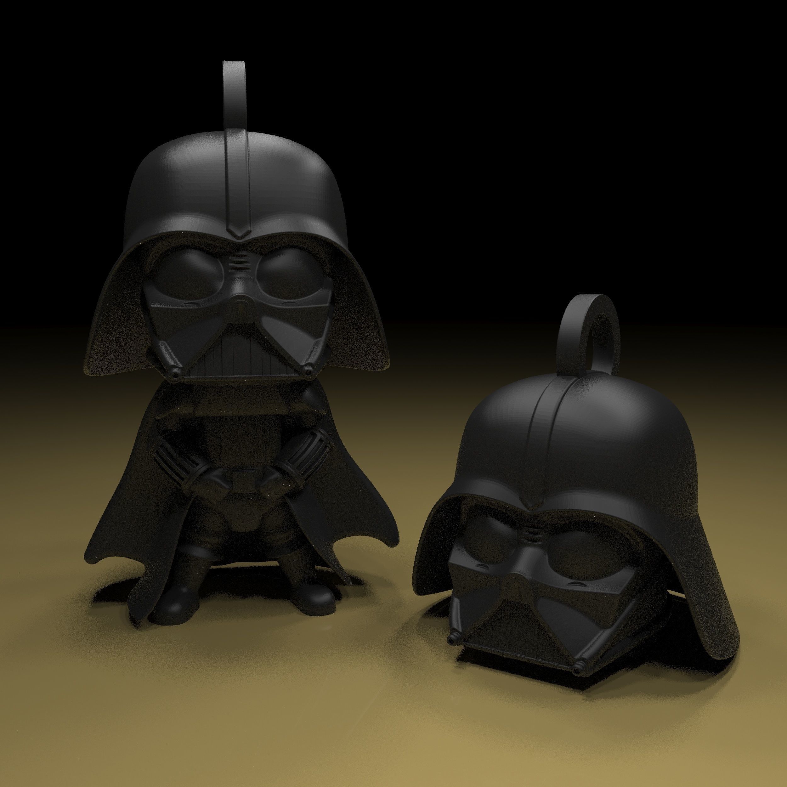 DARTH VADER KEY CHAIN 3D printable model CGTrader