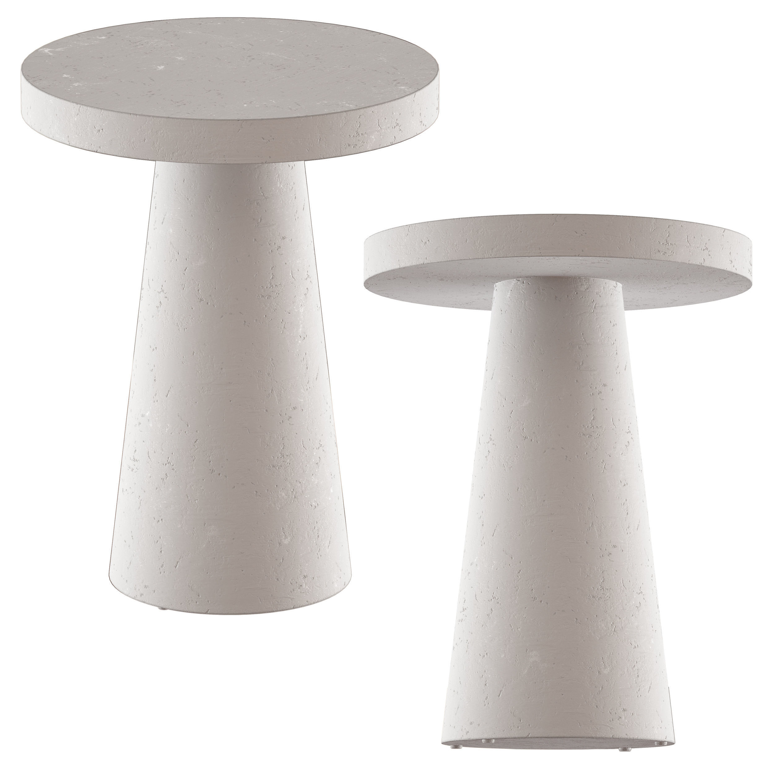 plaster pedestal bistro table