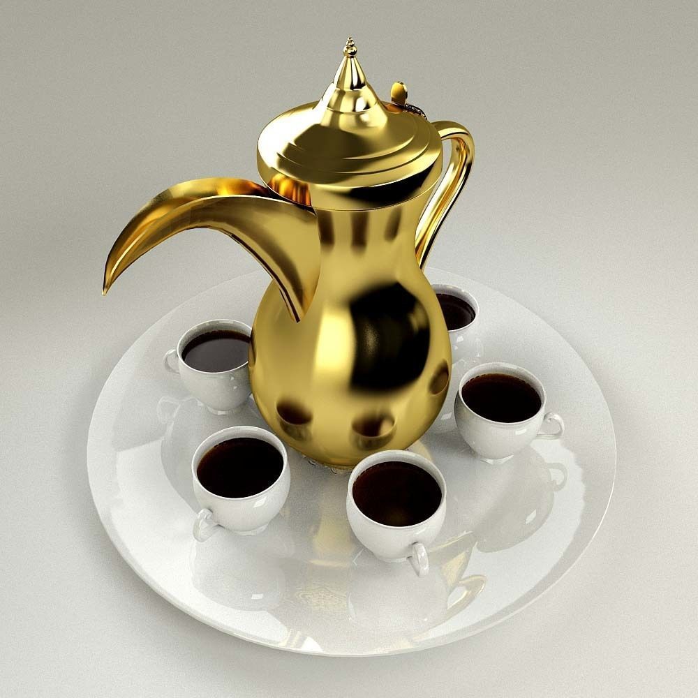 arabic-qahwa-3d-cgtrader