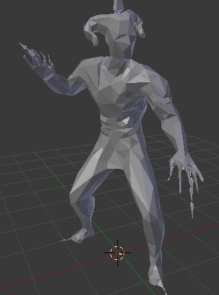 Animated low-poly Satan