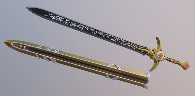 Garo Sword 3D 3D Model 3D Printable | Cgtrader
