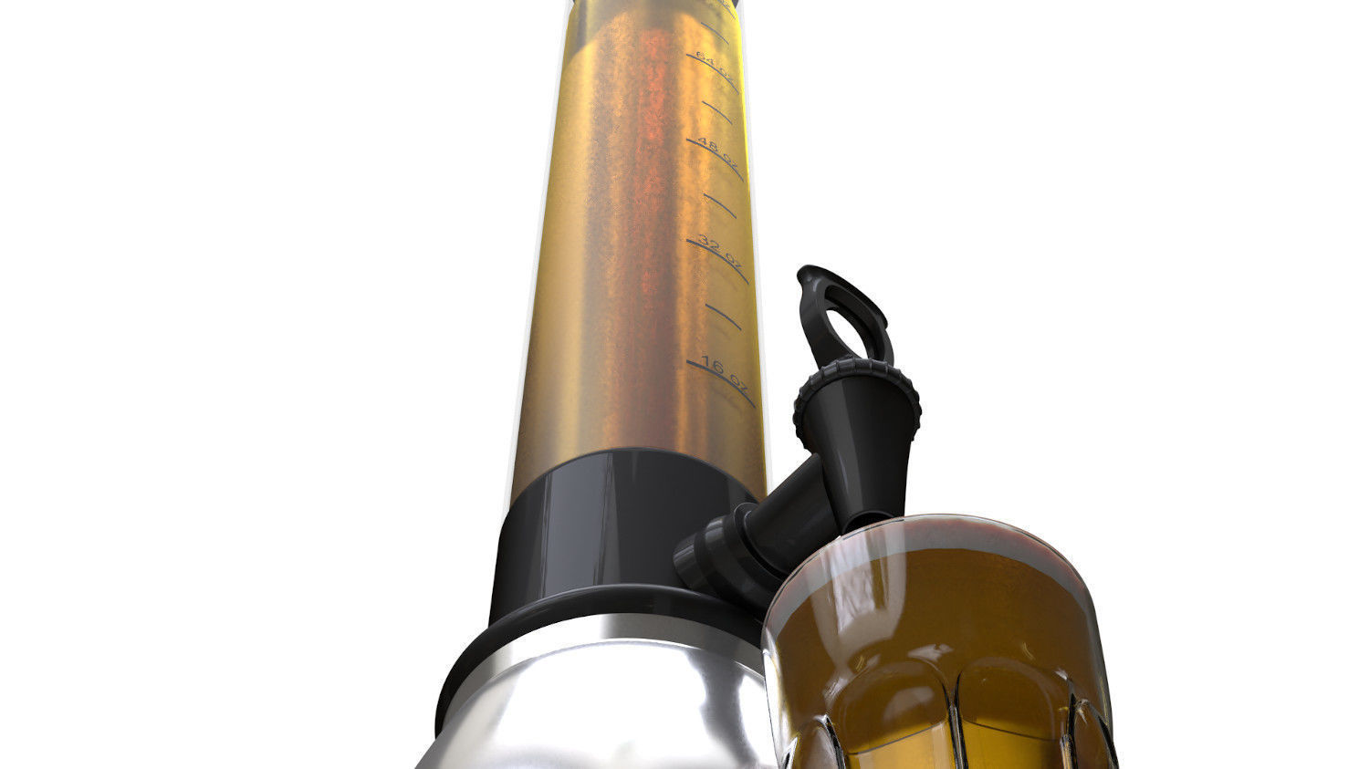 Beer tower dispenser