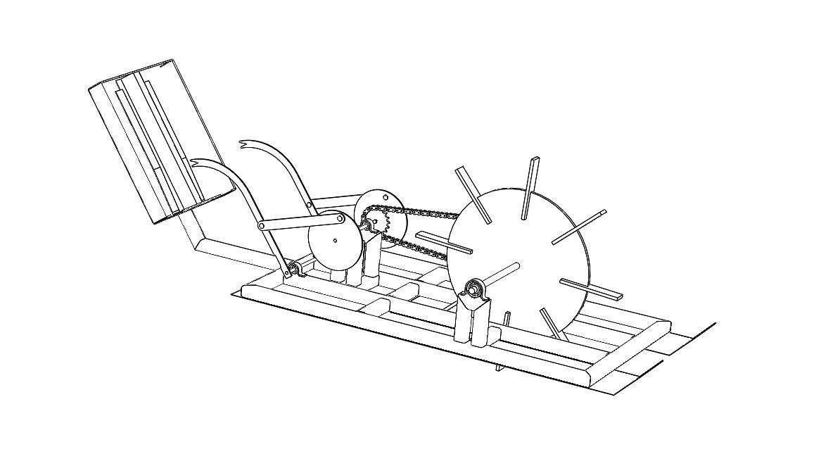 Rice Transplanter Machine 3D model 3D printable | CGTrader