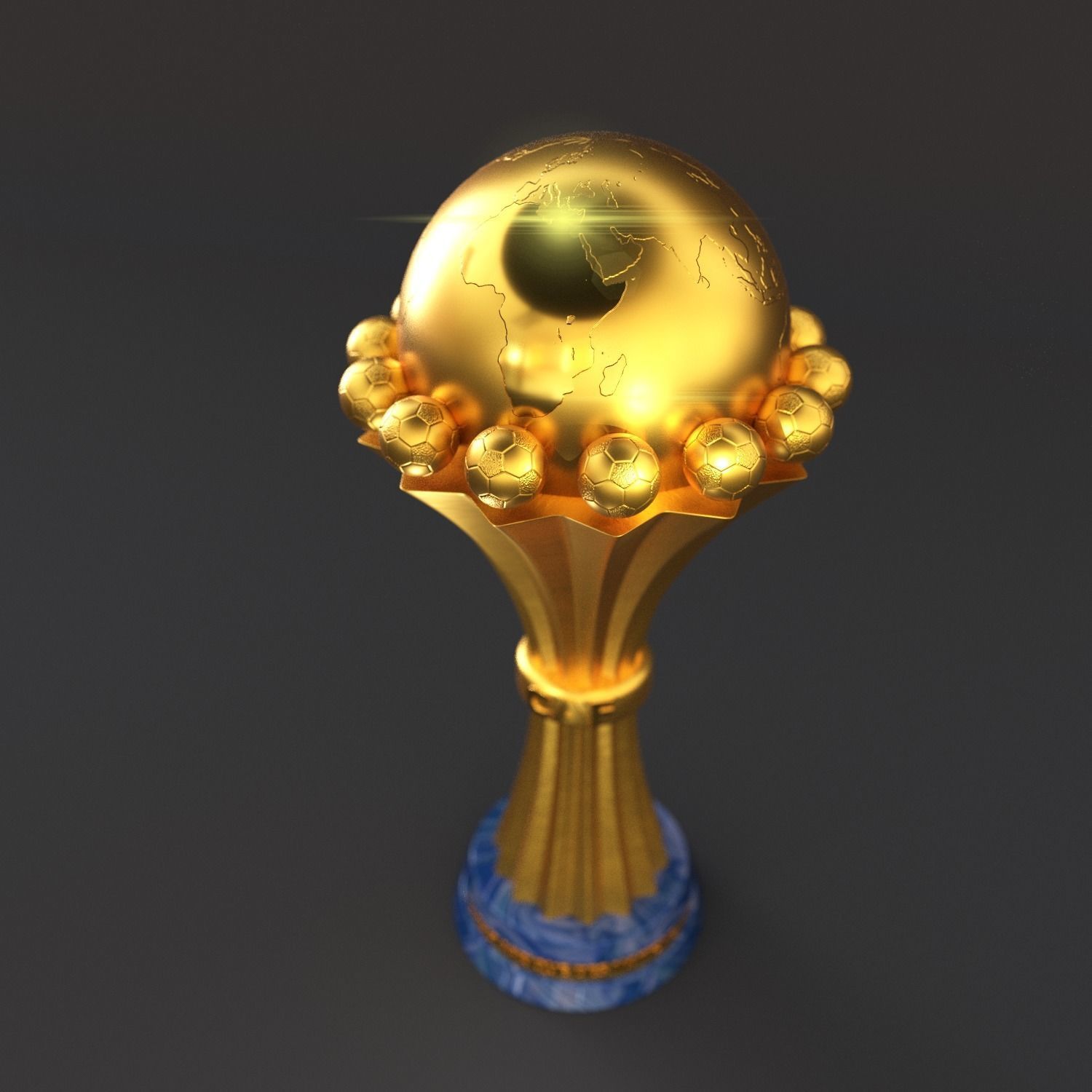 Africa Cup of Nations CAF Champions Trophy 3D model CGTrader