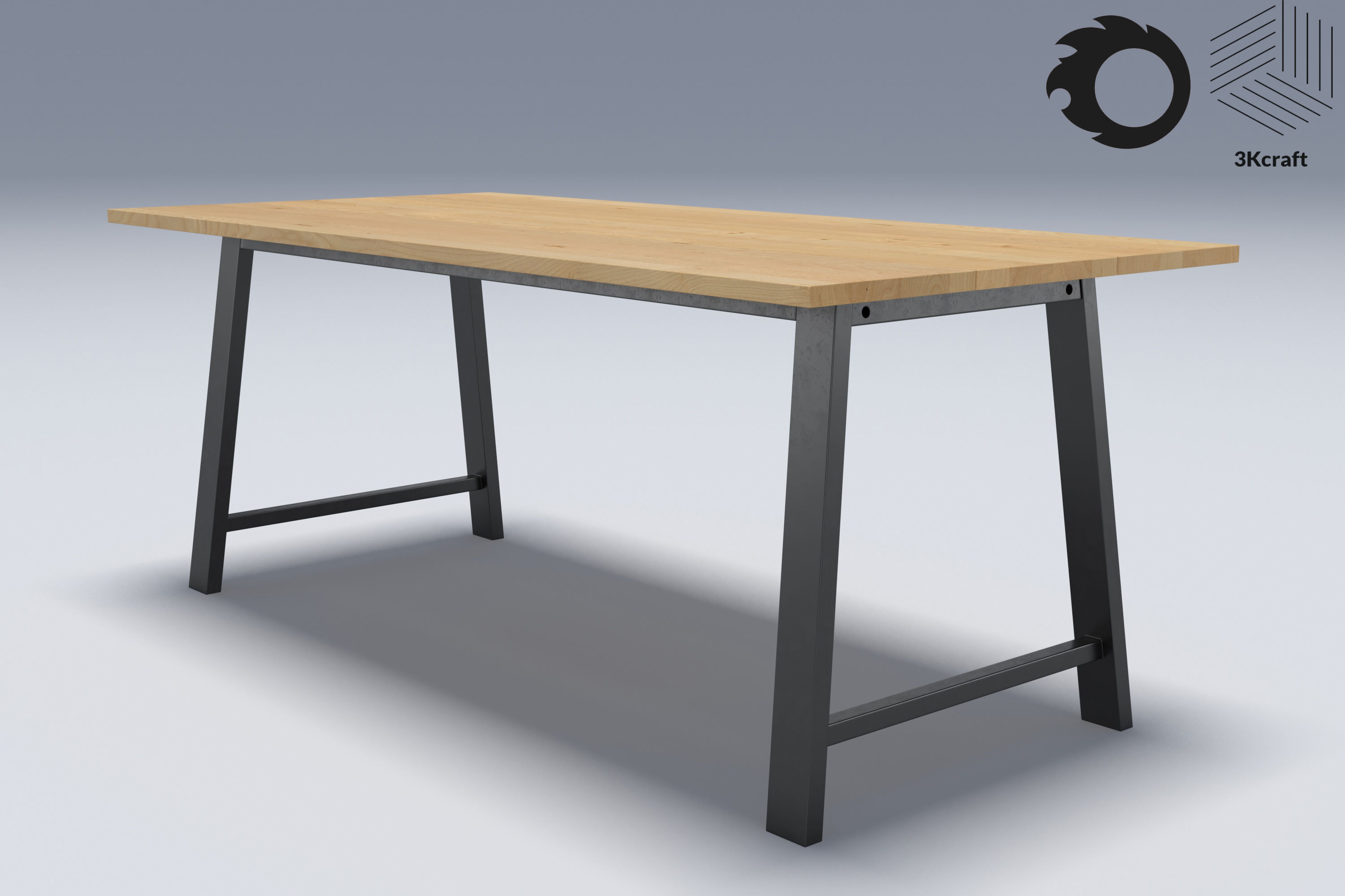 dining table GADESKOV Jysk 3D model CGTrader