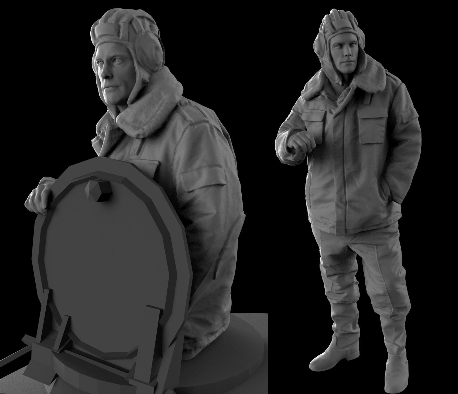 Tank Crew 35 120mm scale