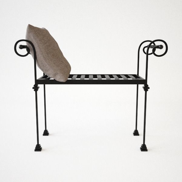 Banco de forja 3D | CGTrader