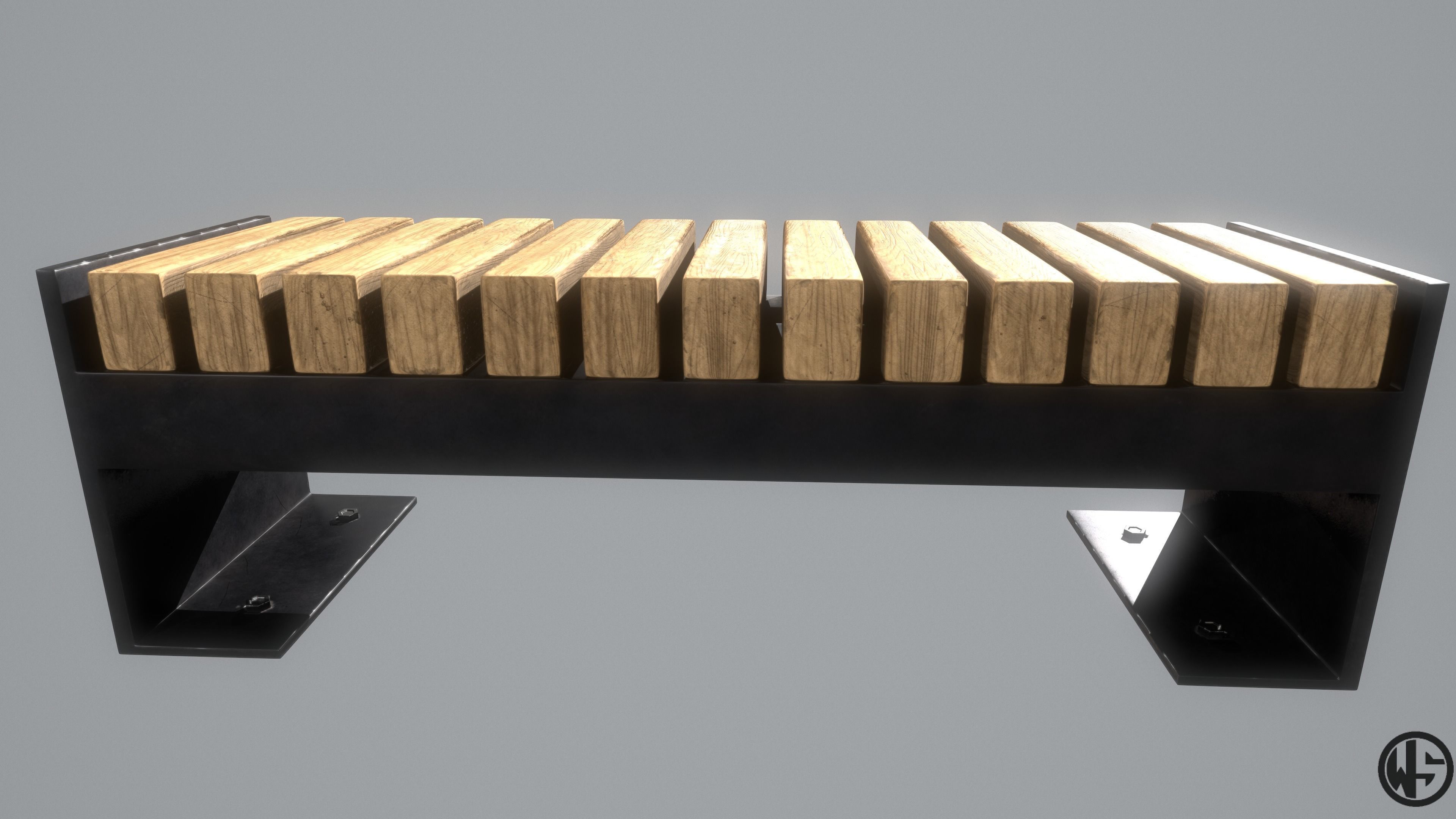 Outdoor bench