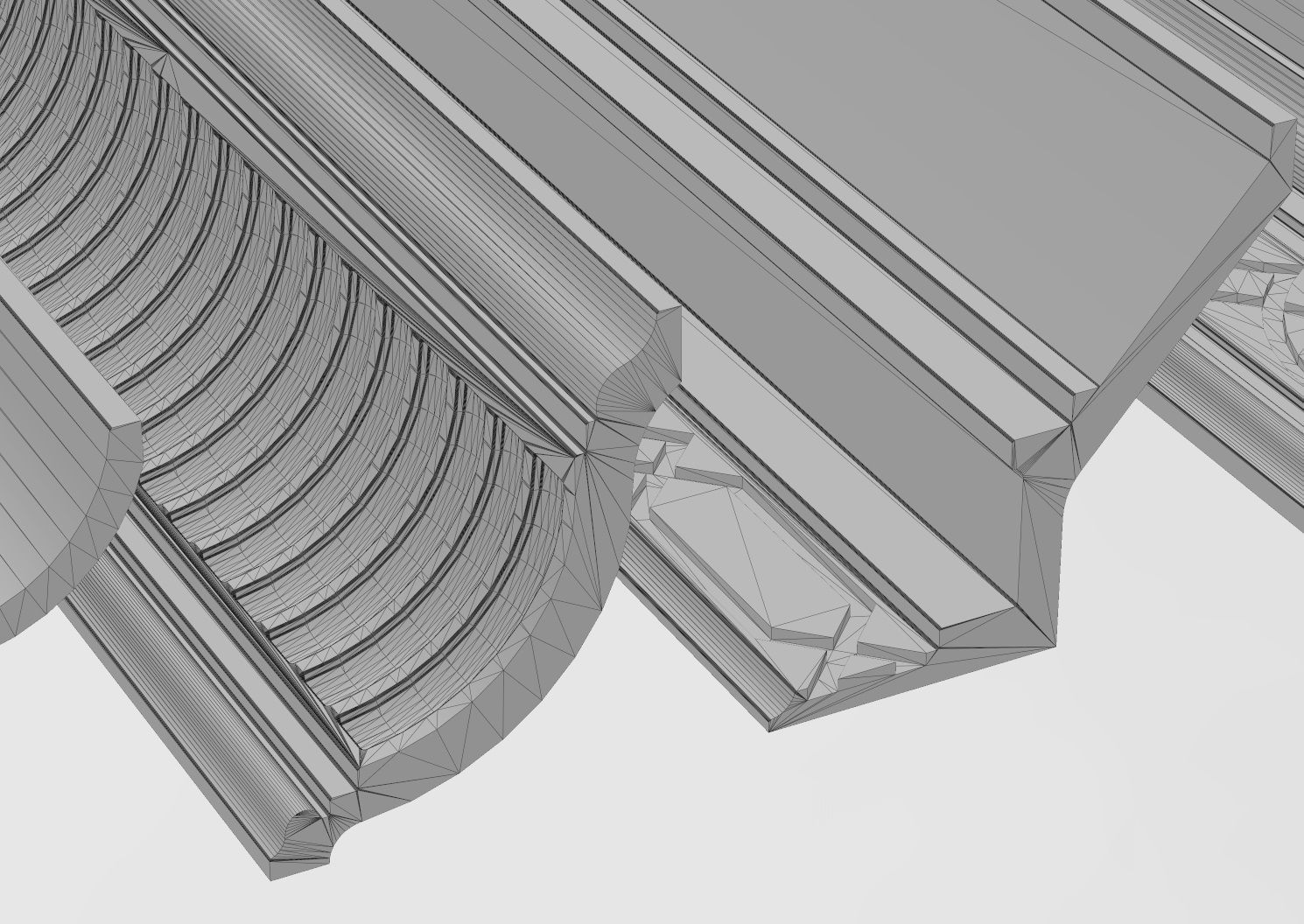 12 classical cornices and friezes for plaster and wood workings 3D ...