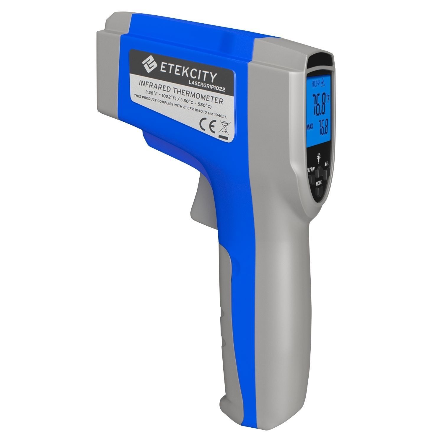 Etekcity 1022 Digital Laser Infrared Thermometer 3D Model 3D model