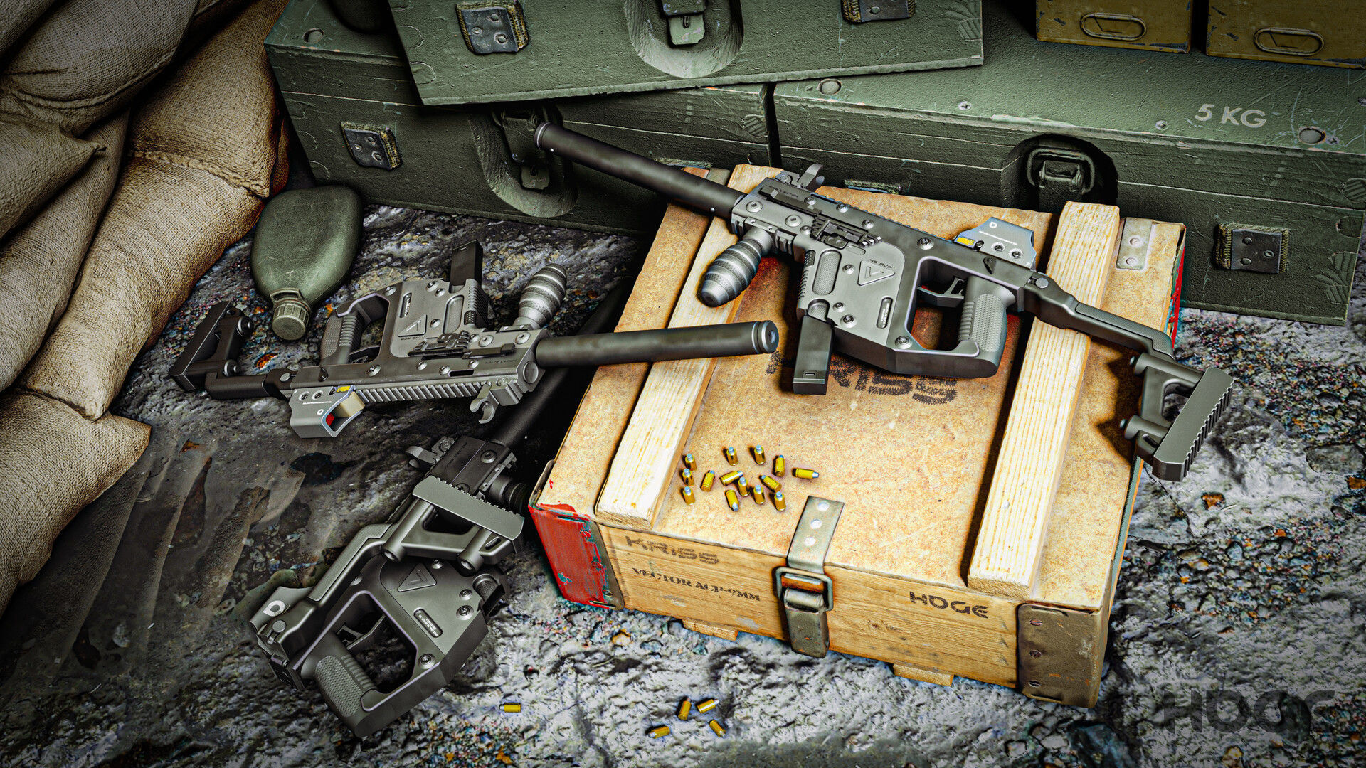 Kriss Vector CRB Smilar 3D Model