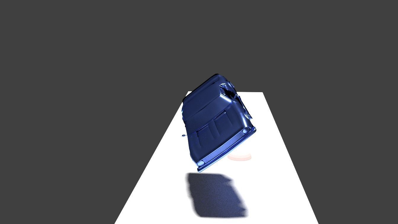 Blender Car Accident animation 3D model animated CGTrader