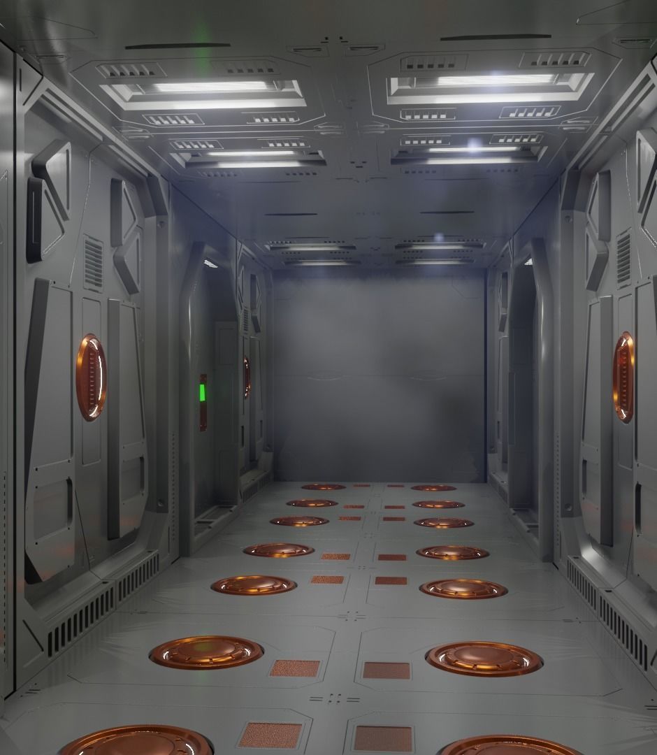 sci-fi set2 3D model