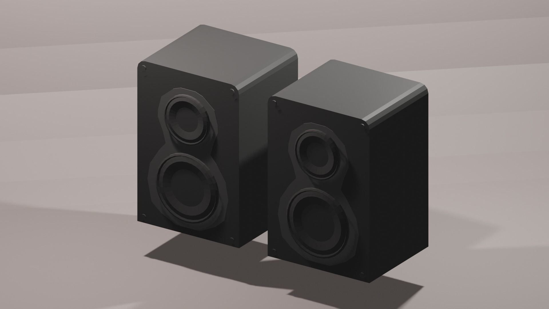 3D model Audio Speaker Lowpoly 3D model VR / AR / lowpoly CGTrader