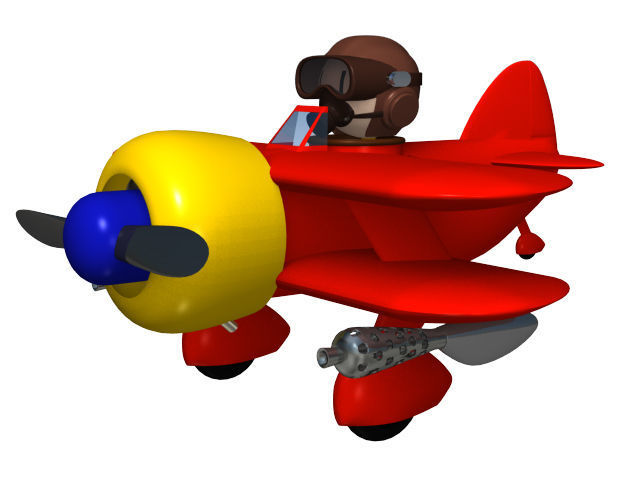 Toy Plane 3d Model Toy Cgtrader