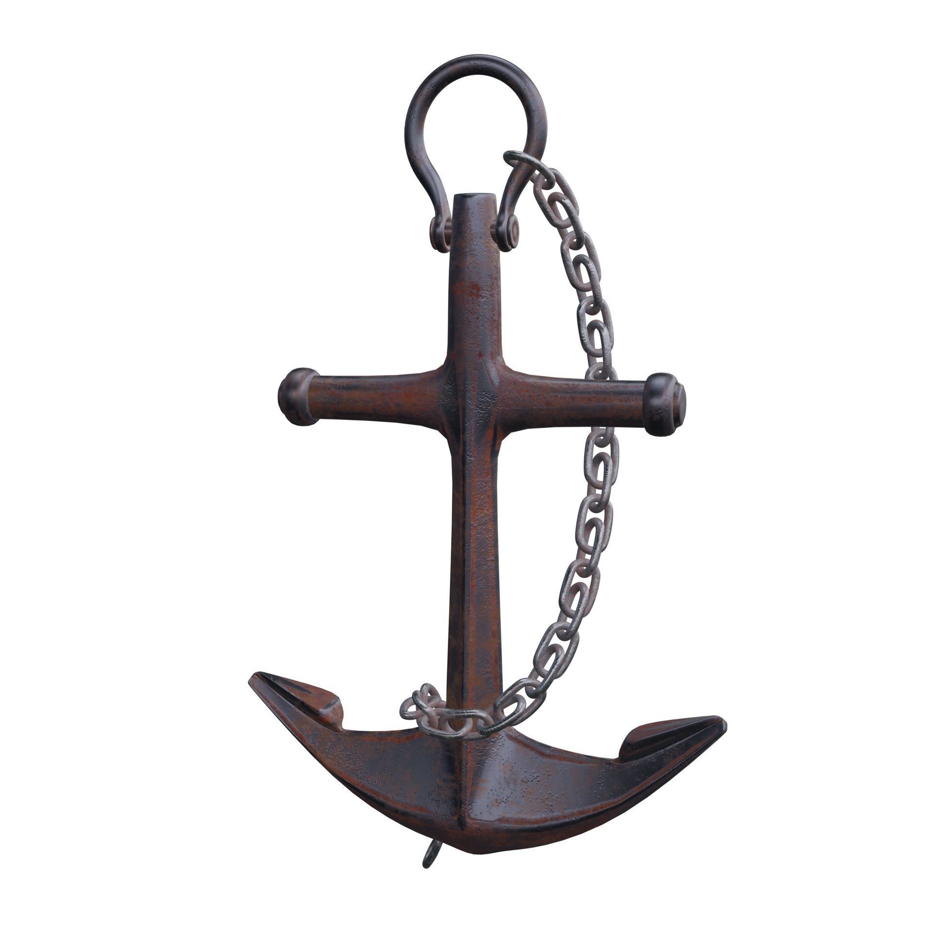 3D model Ship Anchor VR / AR / lowpoly CGTrader