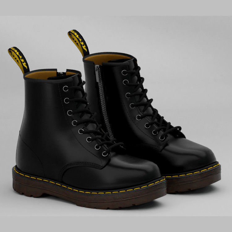 dr martens mens zipper boot