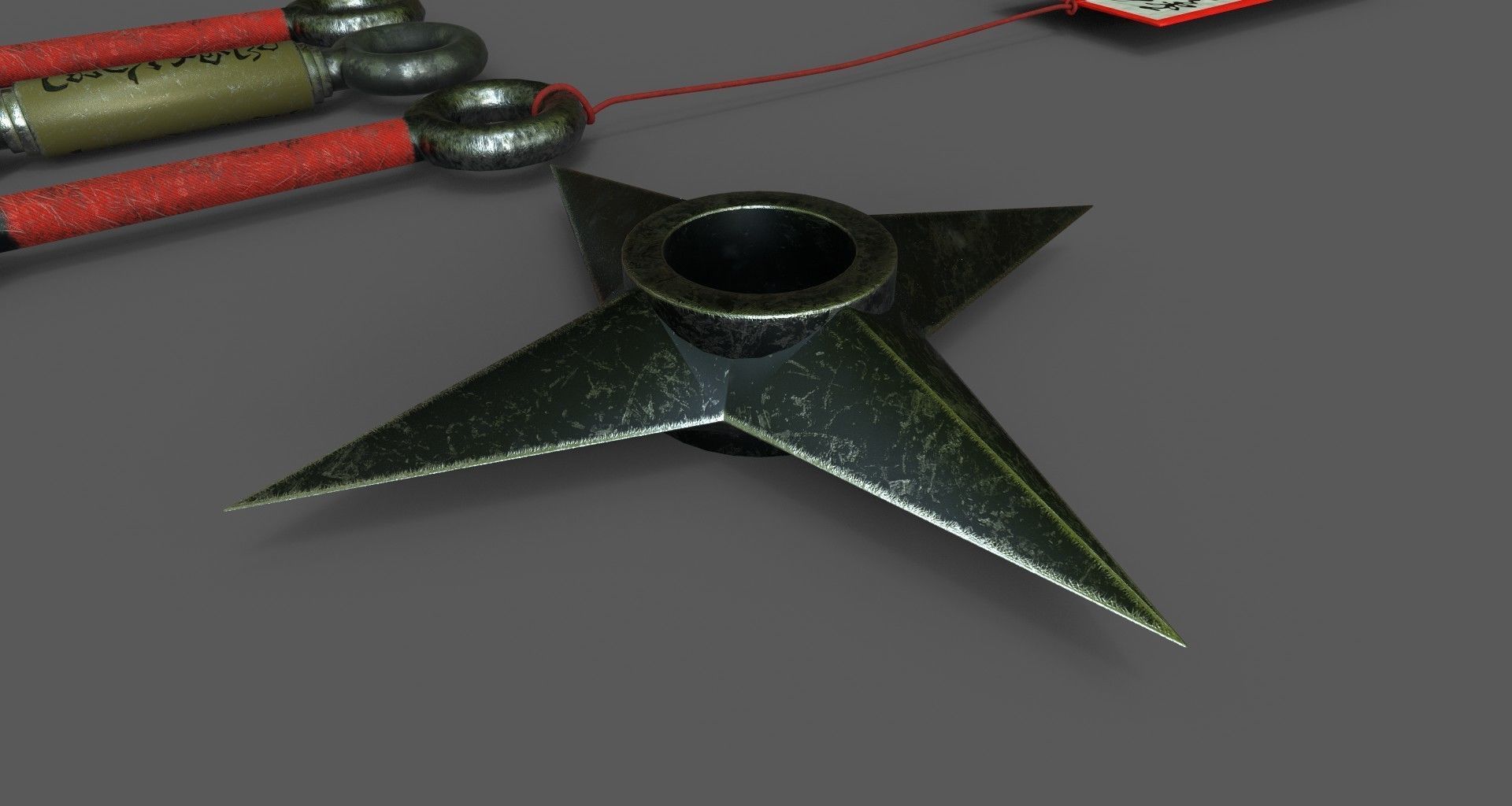 3D model Naruto Throwing weapon pack VR / AR / lowpoly CGTrader