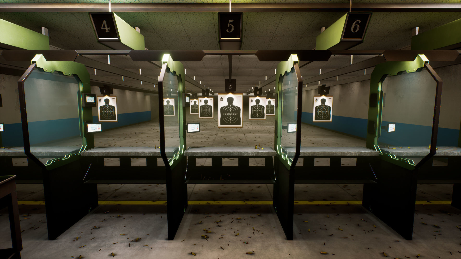3D model Shooting Range VR / AR / lowpoly CGTrader