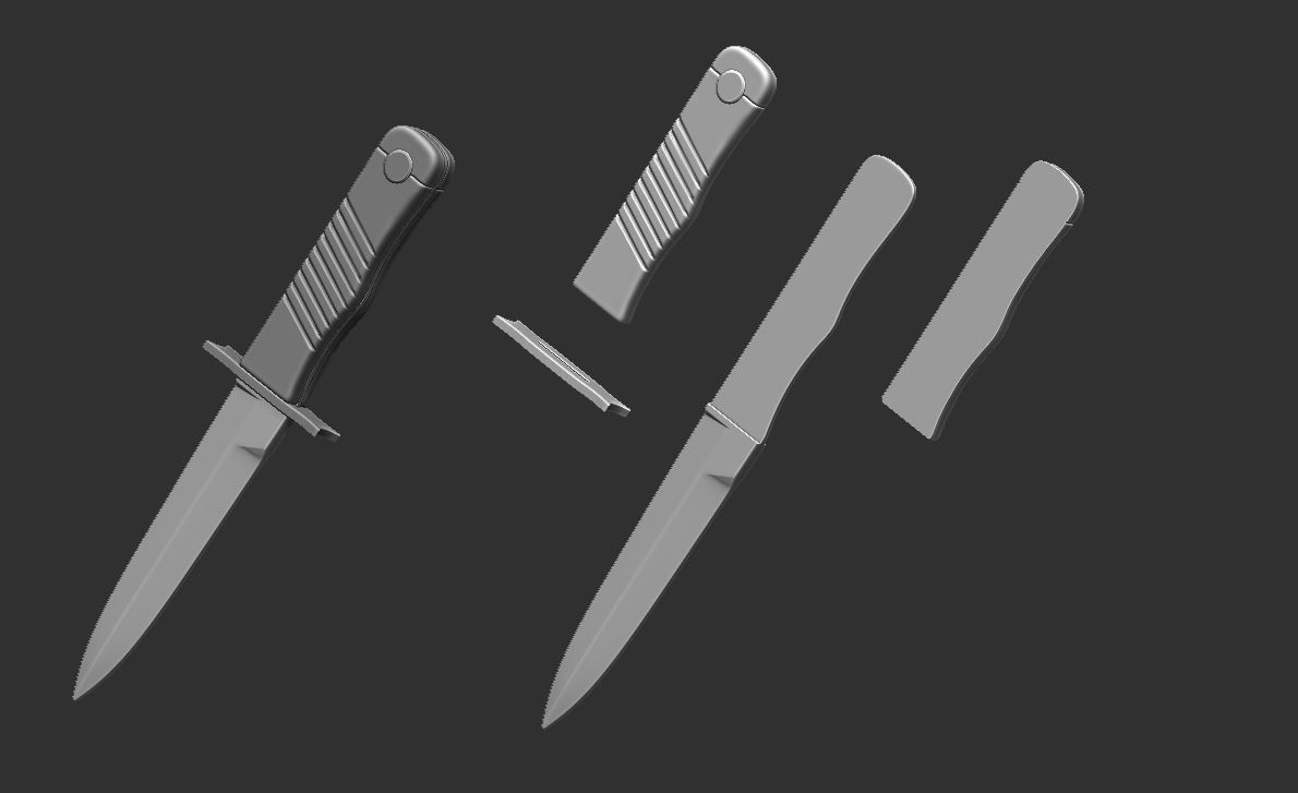 Cara Dune Body Hard Armor Vest dummy knife STL bundle kit 3D model