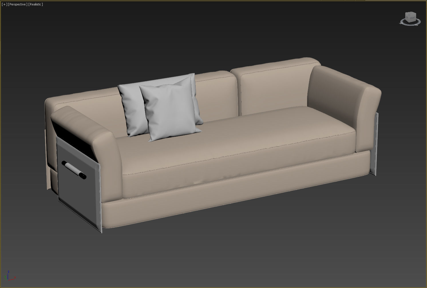 Fendi Casa Benson Tailor Sofa 3D model CGTrader