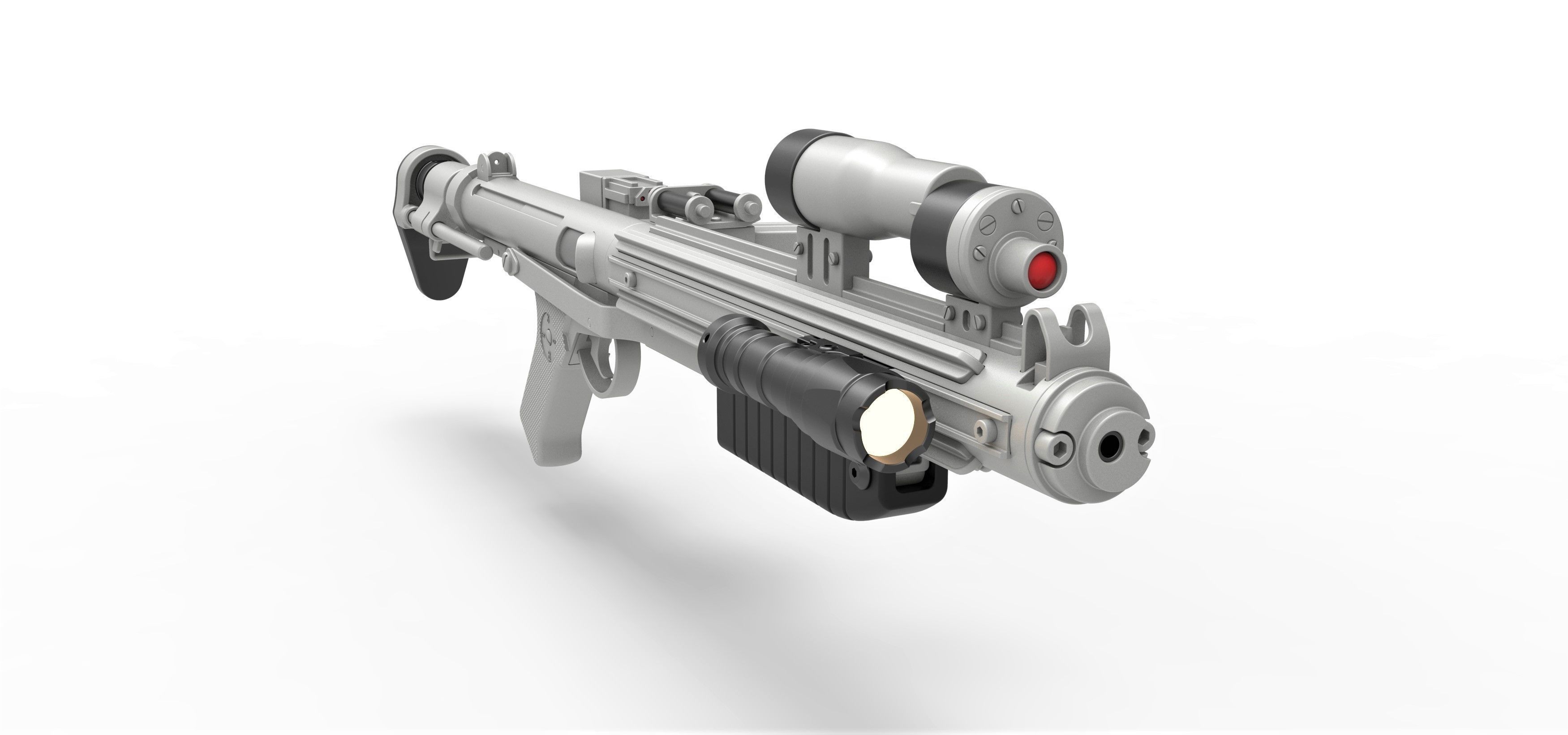 Range trooper Blaster rifle E-10R from Solo A Star Wars Story 3D model ...
