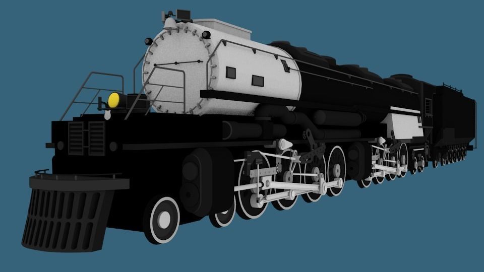 3D model Steam Engine Locomotive VR / AR / low-poly | CGTrader