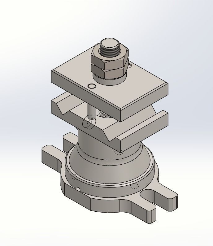 Pneumatic Clamp 3D model CGTrader