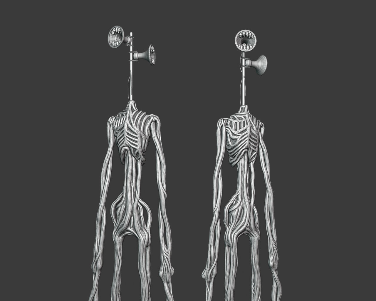Siren Head SCP 3D model | CGTrader