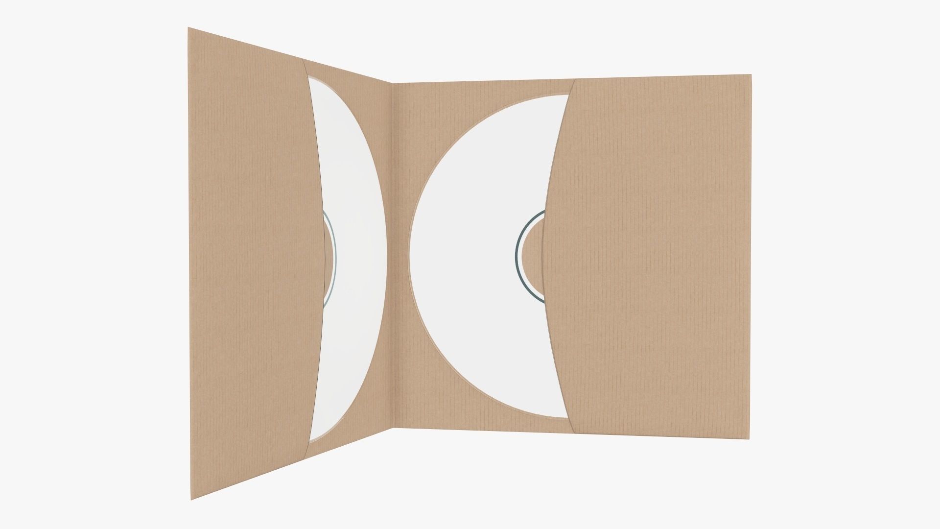 DVD in a paper brochure
