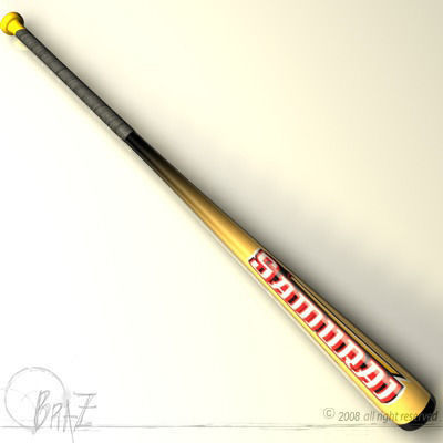 Baseball bat 3D model