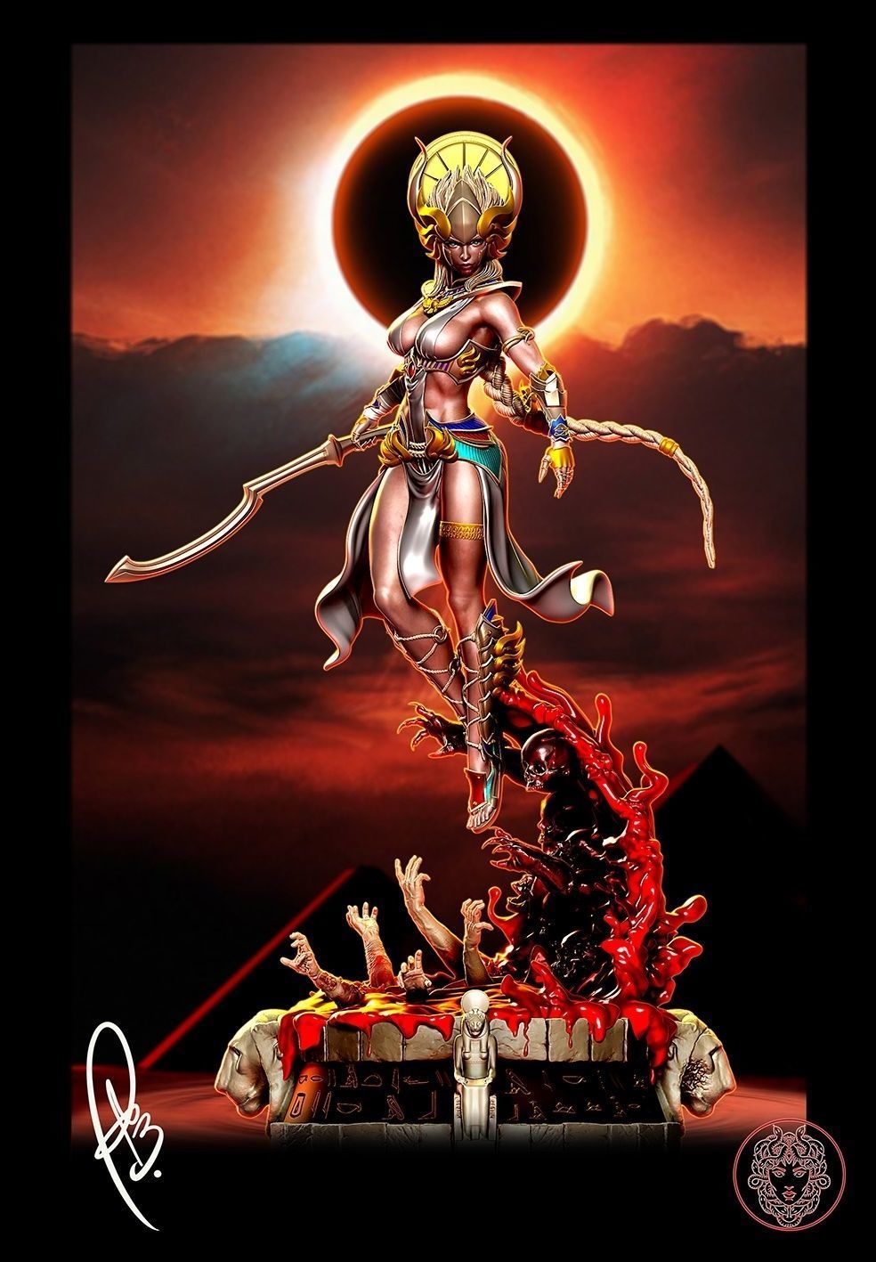 SEKHMET BY Creative Geek MB 3D Model 3D Printable CGTrader sekhmet-by-creative-geek-mb-3d-model-3d-printable-cgtrader