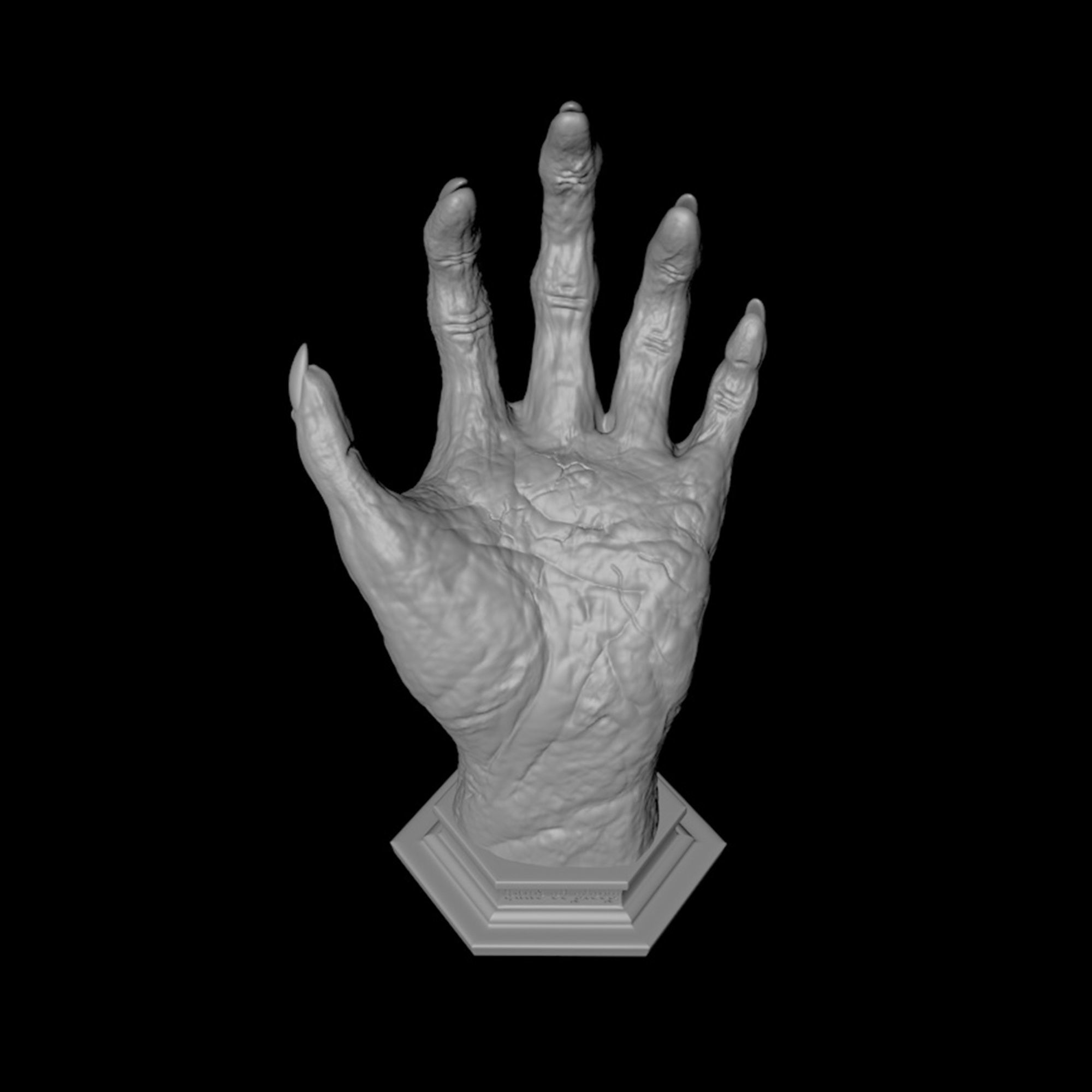 Hand of Glory 3D model 3D printable CGTrader