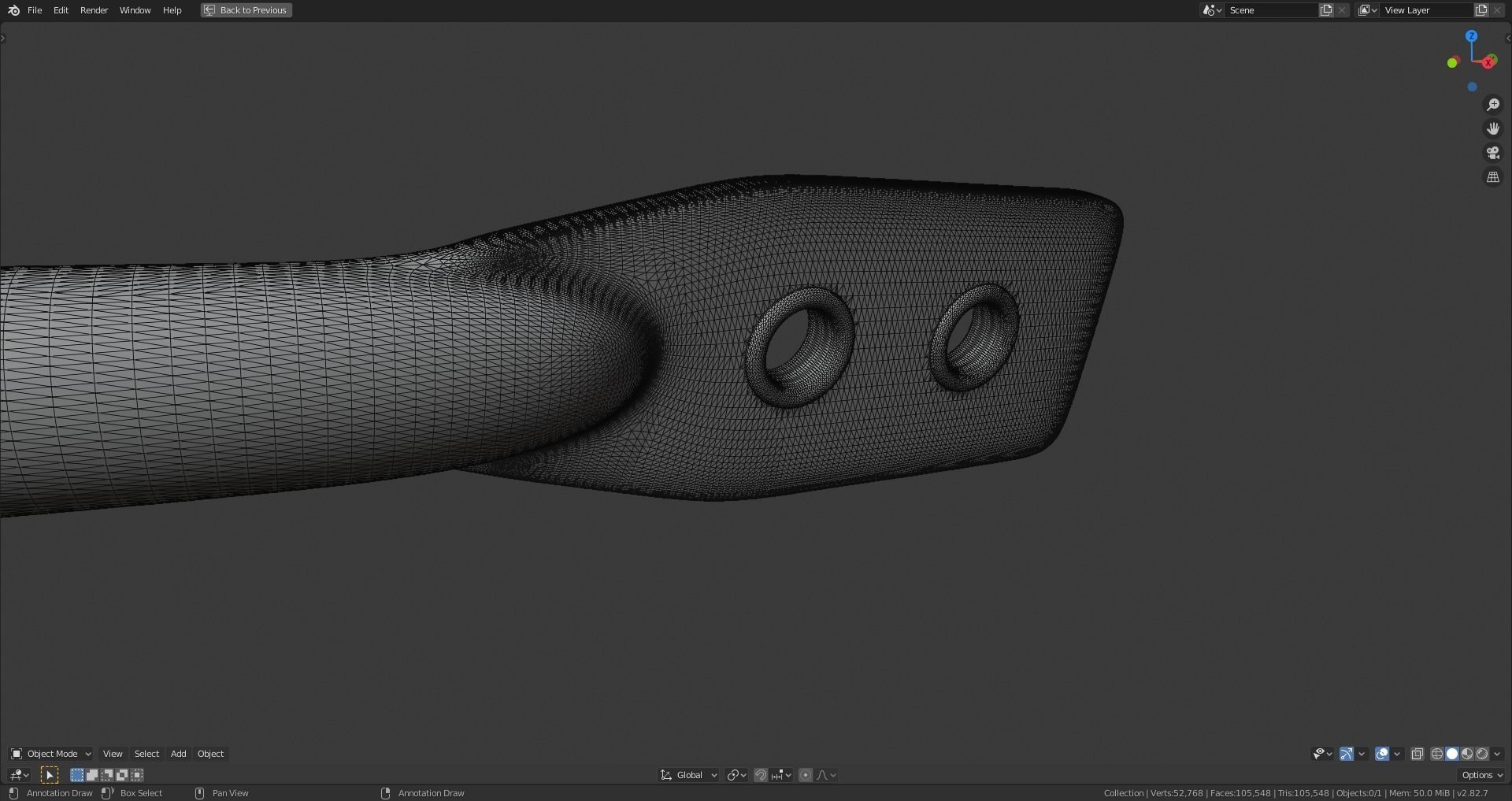 Single Bar Facemask 3D model 3D printable CGTrader