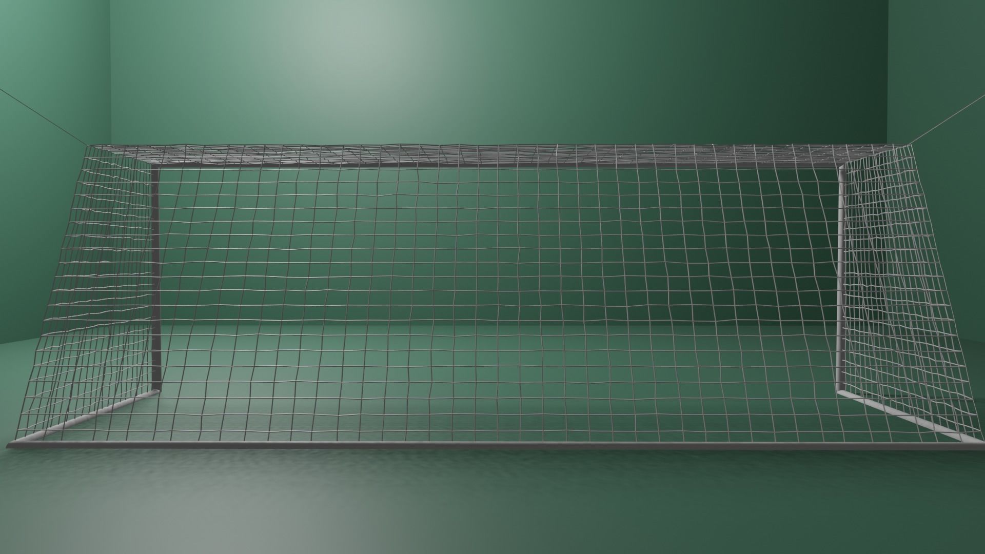 Football Goal with FIFA Dimensions 3D model CGTrader