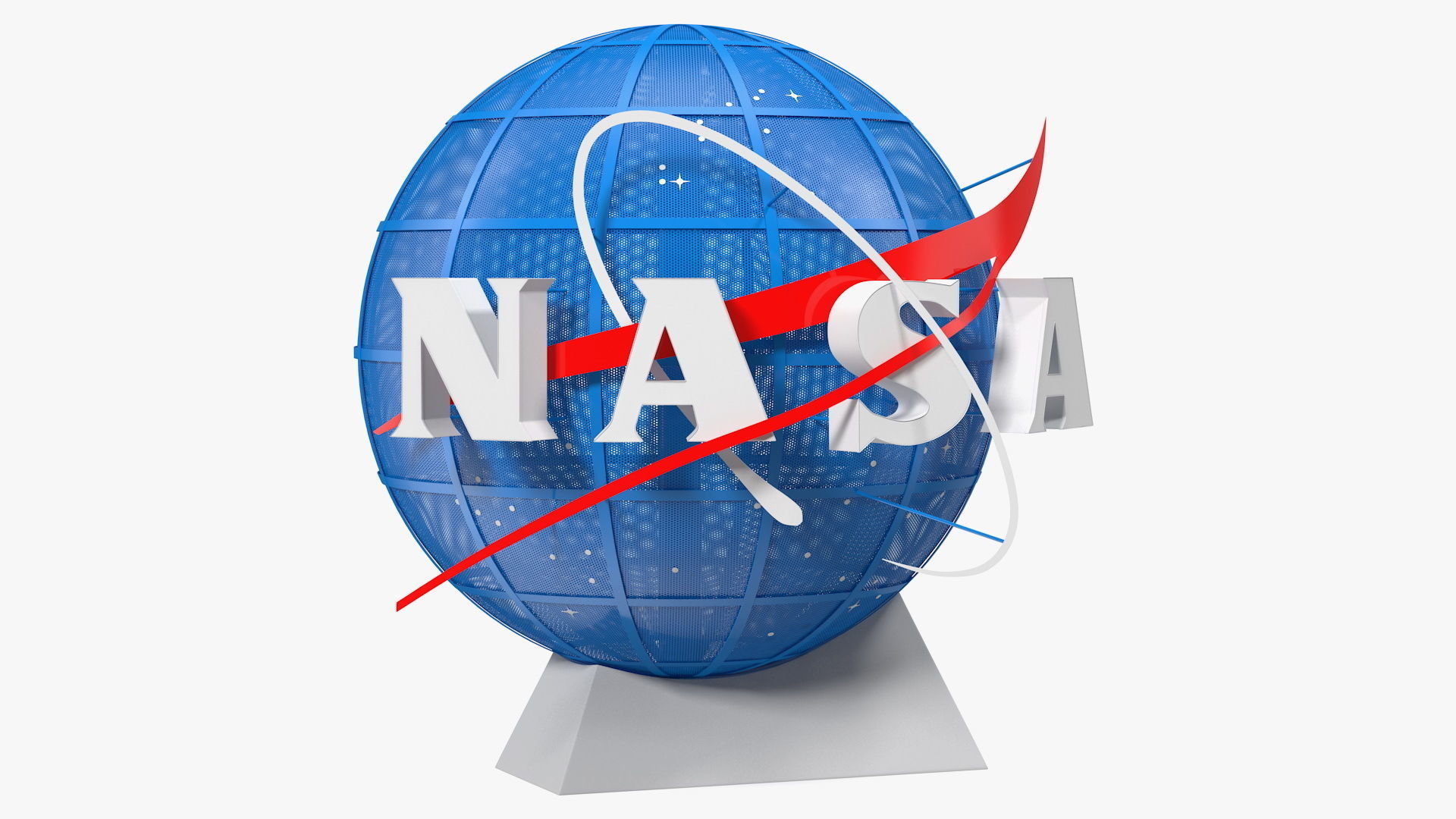 NASA Logo on Globe