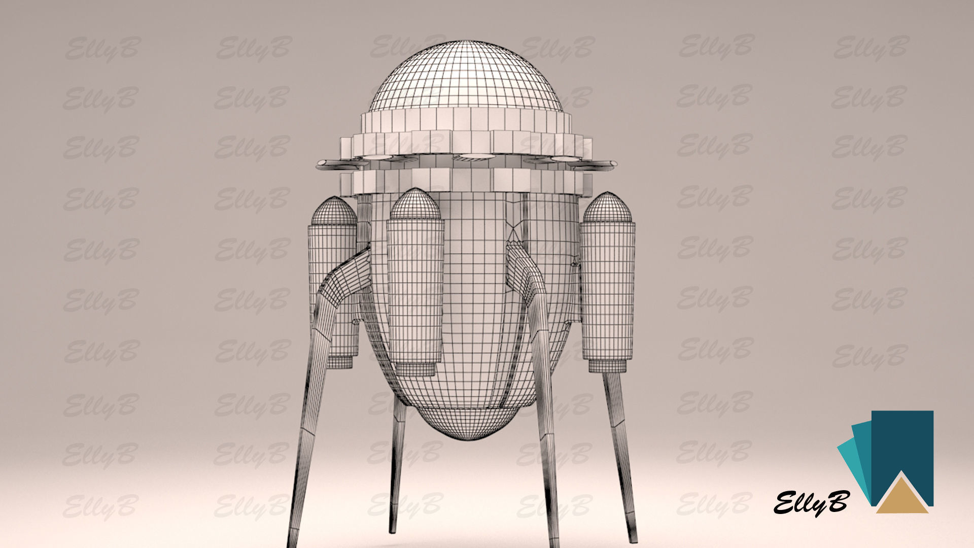 Time Machine clean version 3D model CGTrader